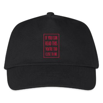 trop près de moi - Casquette de baseball Enfant - noir - Devant