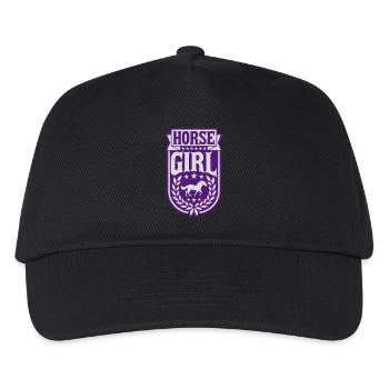 Citation de fille de cheval disant - Casquette de baseball Enfant - noir - Devant