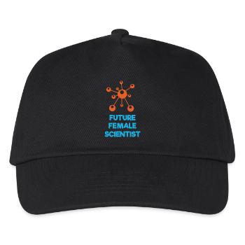 Future Female Scientist - Kids’ Baseball Cap - black - Front