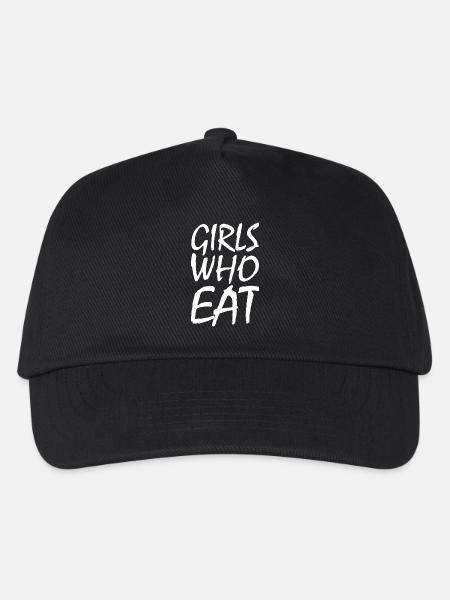 Girls who eat - Kinder Basecap - Schwarz