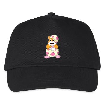 Hamster Eierschale  - Kinder Basecap - Schwarz - Vorne