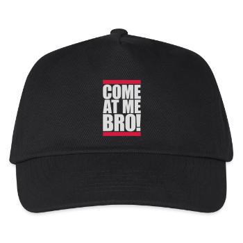 come at me bro - Kids’ Baseball Cap - black - Front