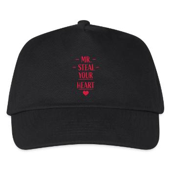 Mr steal your heart - Kids’ Baseball Cap - black - Front