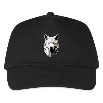Head of the White Wolf - Kids’ Baseball Cap - black - Front