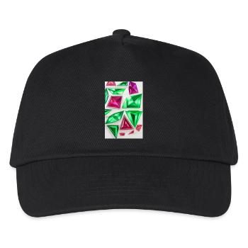 Edelsteine - Kinder Basecap - Schwarz - Vorne