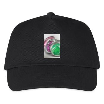 Edelsteine - Kinder Basecap - Schwarz - Vorne