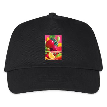 Fruit - Kids’ Baseball Cap - black - Front
