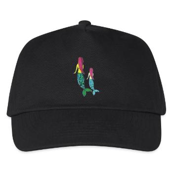 Mer Junior Gris Mère Fille - Casquette de baseball Enfant - noir - Devant