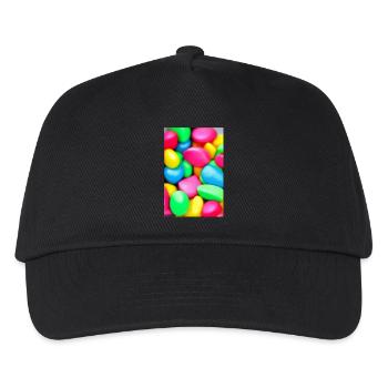 Colorful candies - Kids’ Baseball Cap - black - Front