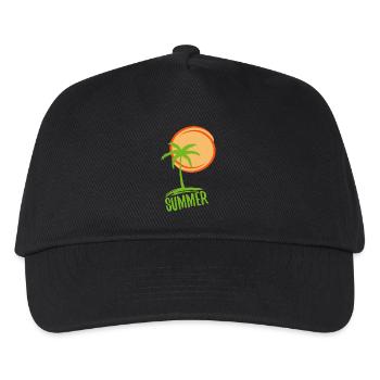Holidays and summer in paradise - Kids’ Baseball Cap - black - Front