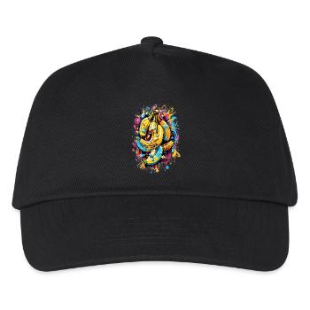 Graffiti Bananes - Casquette de baseball Enfant - noir - Devant