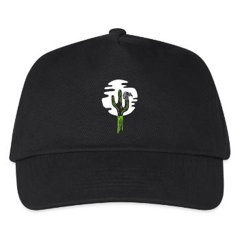 Cactus and vulture under the moon - Kids’ Baseball Cap - black - Front