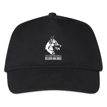 Belgian Malinois life is better Hunde Wilsigns - Kinder Basecap - Schwarz - Vorne
