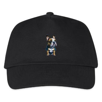 French Bulldog - Kids’ Baseball Cap - black - Front