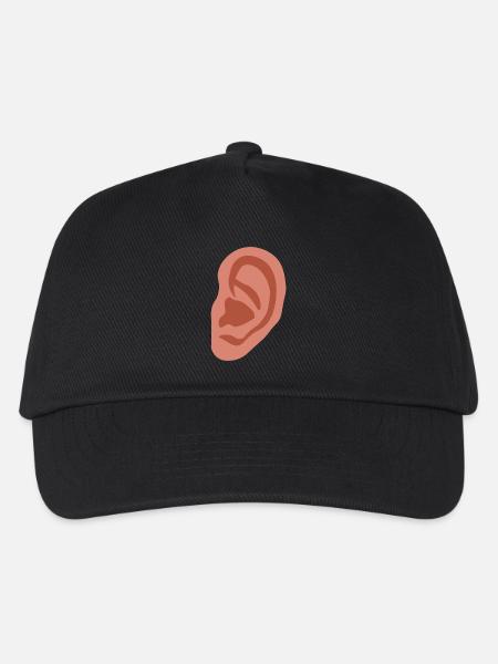 Big ear - Kids’ Baseball Cap - black