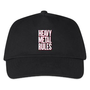 Règles du Heavy Metal - Casquette de baseball Enfant - noir - Devant
