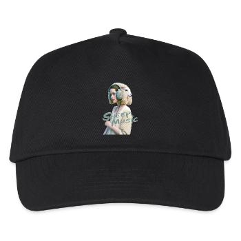 Anthropomorph 10 Tippfehler - Kinder Basecap - Schwarz - Vorne