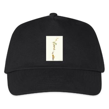 Kakaobaum Theobroma Cacao Aquarell Zeichnung Poste - Kinder Basecap - Schwarz - Vorne