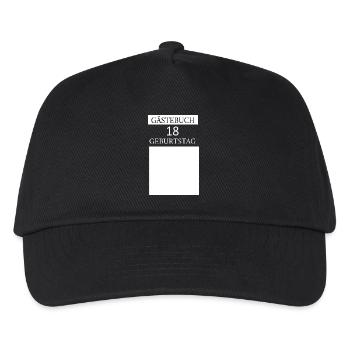 Guestbook 18th Birthday - Kids’ Baseball Cap - black - Front