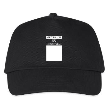 Livre d’or 65e anniversaire T-shirt Signature - Casquette de baseball Enfant - noir - Devant