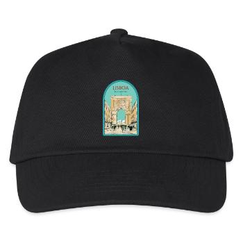 Illustration Arch Augusta Street, Lisbon - Kids’ Baseball Cap - black - Front