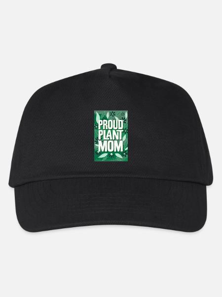 Proud Plant Mom - Kinder Basecap - Schwarz