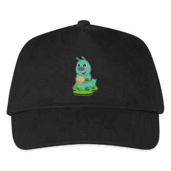 Cheeseburger chenille - Casquette de baseball Enfant - noir - Devant