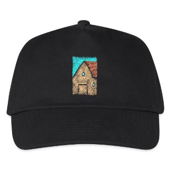 House - Architecture Design - Country Life - Kids’ Baseball Cap - black - Front