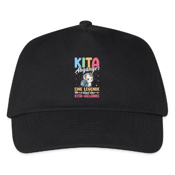Une légende quitte le site Kita Absolvent - Casquette de baseball Enfant - noir - Devant