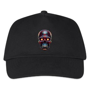A sweet and whimsical skull. - Kids’ Baseball Cap - black - Front