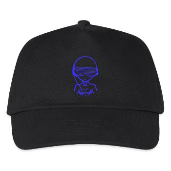 DJ Alien Alien Lunettes de soleil Musique de fête - Casquette de baseball Enfant - noir - Devant