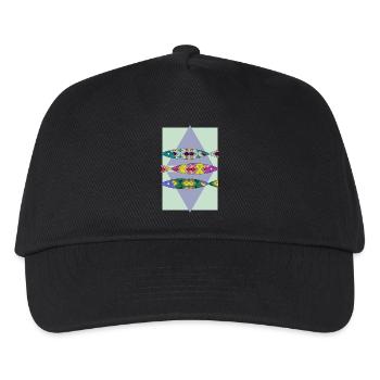 Fishes - Kids’ Baseball Cap - black - Front