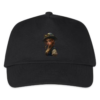 Ms. Fox Steampunk - Kinder Basecap - Schwarz - Vorne