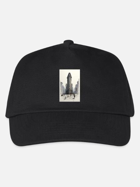 Flatiron Building - Kinder Basecap - Schwarz