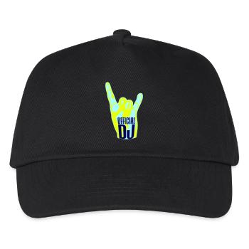 Officiel DJ Music Heavy Metal Horns Geste de la main - Casquette de baseball Enfant - noir - Devant