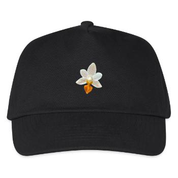Fleur d’orchidée Phalaenopsis MiniMark Orchidée - Casquette de baseball Enfant - noir - Devant