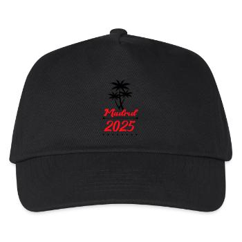 madrid 2025 - Kinder Basecap - Schwarz - Vorne