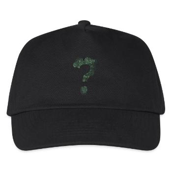 Point d’interrogation plantes tropicales - Casquette de baseball Enfant - noir - Devant