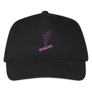 Geschenk für Mischa - Kinder Basecap - Schwarz - Vorne