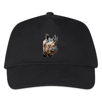 Rhinoceros - Kids’ Baseball Cap - black - Front