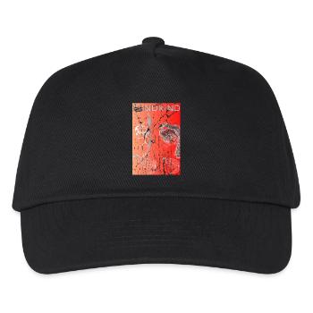 Surreal orange - Kids’ Baseball Cap - black - Front