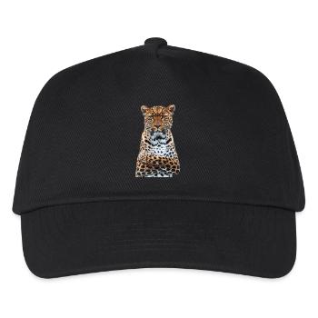 Leopard - Kids’ Baseball Cap - black - Front