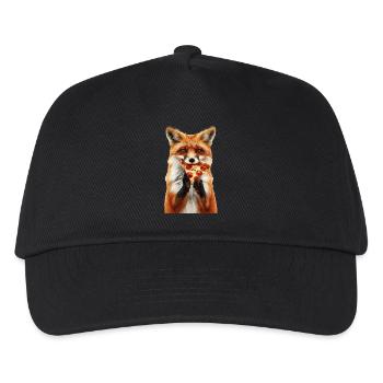 Fuchs - Kinder Basecap - Schwarz - Vorne