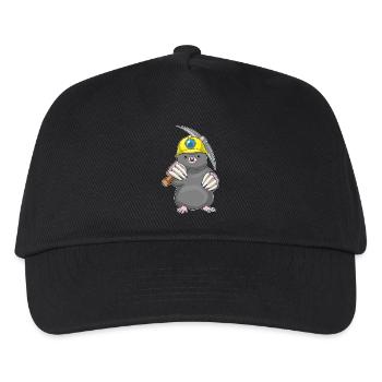 Mineur de taupe Pioche Exploitation minière - Casquette de baseball Enfant - noir - Devant
