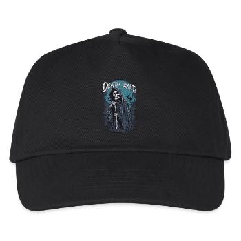 Sensenmann "Der Tod wartet" Gothic Kunst - Kinder Basecap - Schwarz - Vorne
