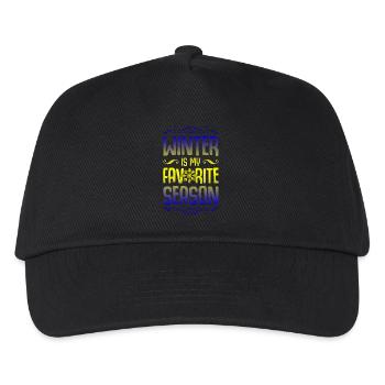 Winter is My Favorite Season - Kids’ Baseball Cap - black - Front