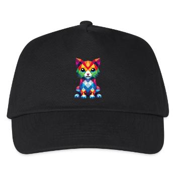 Thème Whisker Pixels - Casquette de baseball Enfant - noir - Devant