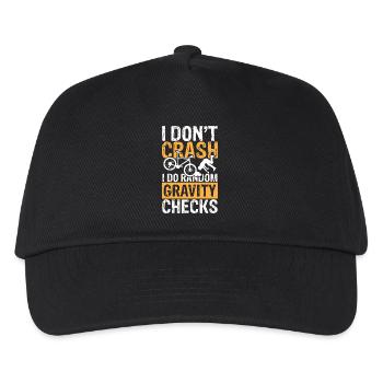 I do random gravity checks - Kinder Basecap - Schwarz - Vorne