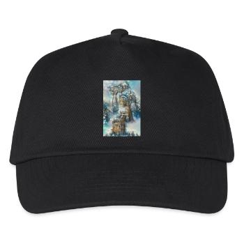 Winter Wonderland Schloss Winter Wonderland Castle - Kids’ Baseball Cap - black - Front