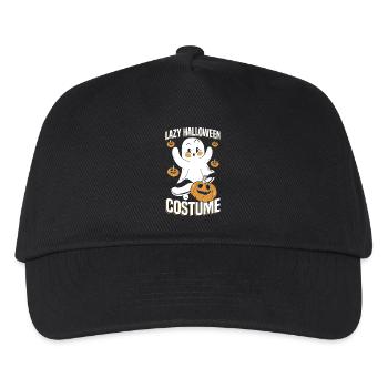 Ghost Skateboard Lazy HalloweenKostüm Skateboarden - Kinder Basecap - Schwarz - Vorne